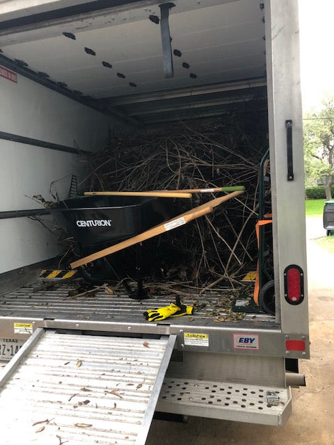 Basic Service: Tree branch Pick-Up/Haul-Off. Prices vary based on load. (512) 699-8011 for FREE quote